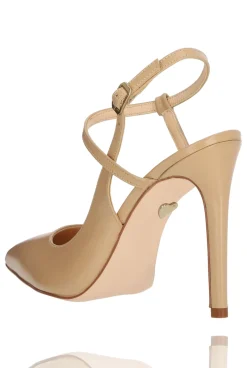 Discount Aude - Beige Natural Leather Pumps Women Shoes