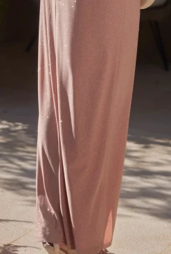 Flash Sale Bizim - Maxi Dress With Asymmetrical Neckline, Draping And Elegant Fronts Women New Year'S Eve