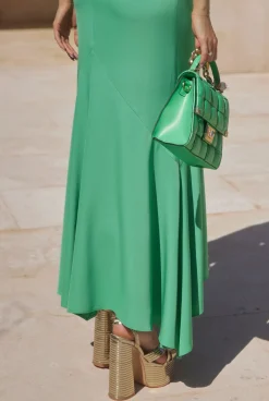 Discount Dagnez - Airy Maxi Dress With Decorative Choker Women Date