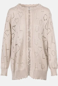Sale Dores - Logged Loose Cut Beige Sweater Women Sweaters