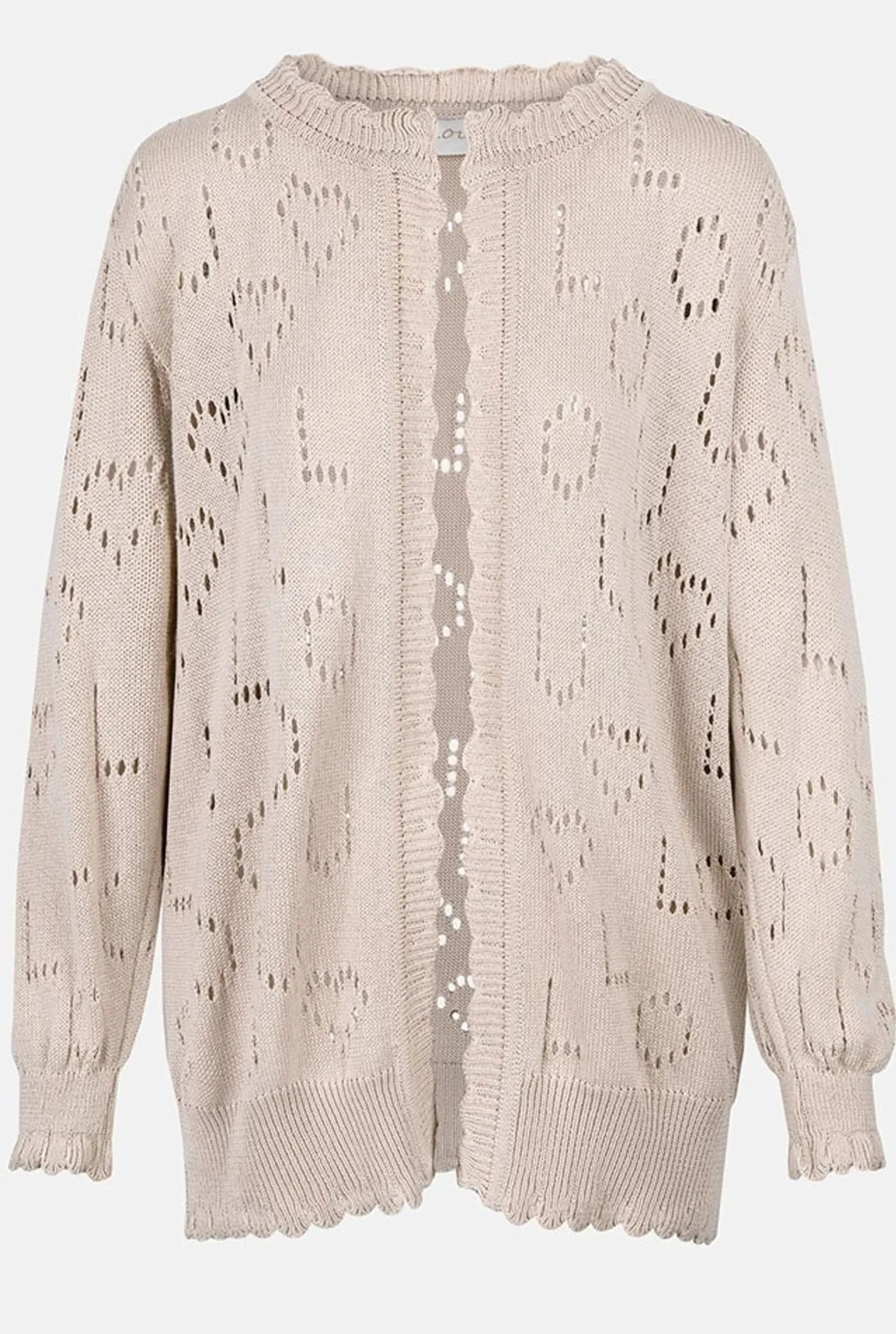 Sale Dores - Logged Loose Cut Beige Sweater Women Sweaters