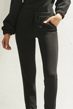 Outlet Jade Black Jumpsuit - Tracksuit With Open Back Women Tracksuits