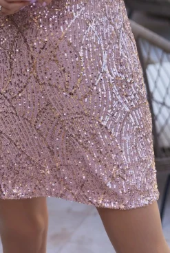 Shop Jordi - Sequin Dress With Carmen Neckline Women Wedding
