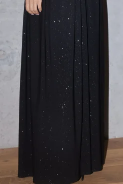 Discount Krolo - Black Maxi Dress With Brocade Women Wedding