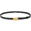 Cheap Lita Belt - Elegant Black Women'S Belt With Gold Lou Buckle Women Belts