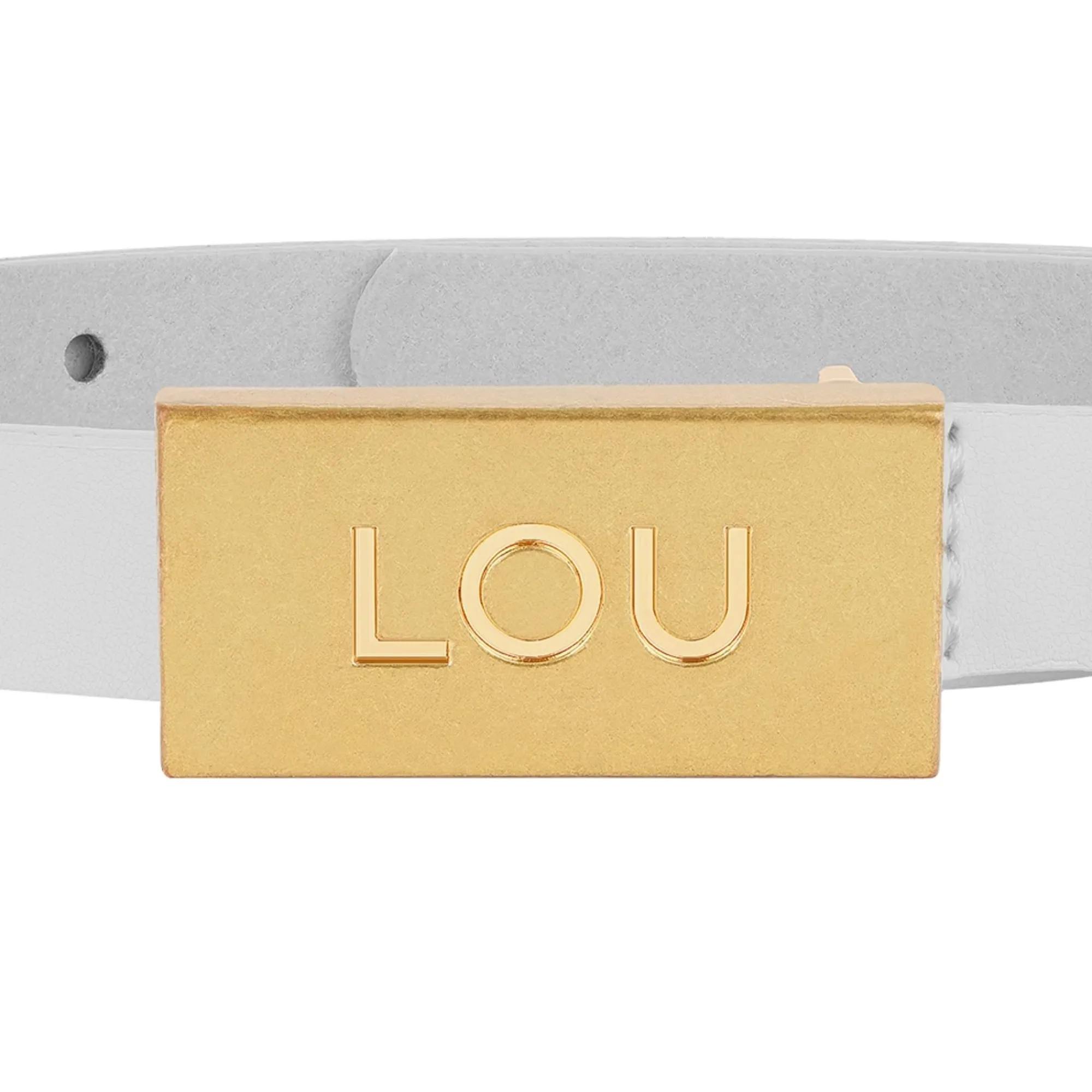 Hot Lita Belt - White Women'S Belt With Gold Buckle Women Belts