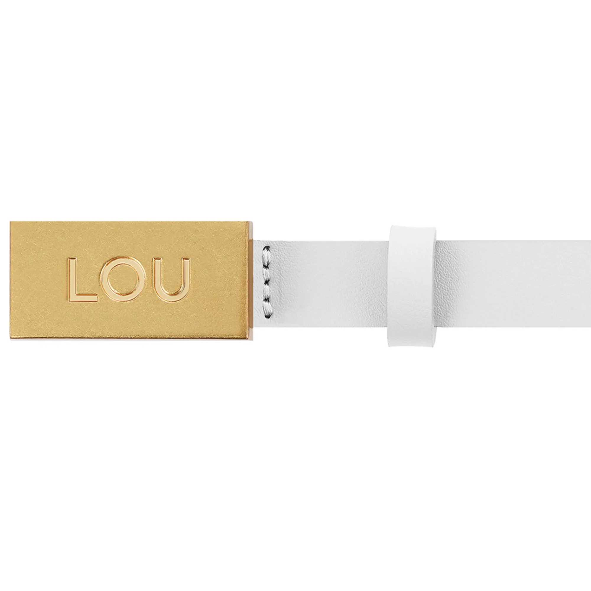 Hot Lita Belt - White Women'S Belt With Gold Buckle Women Belts