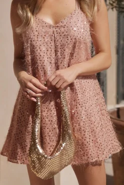 Outlet Mea - Casual Mini Sequin Reflections Women New Year'S Eve