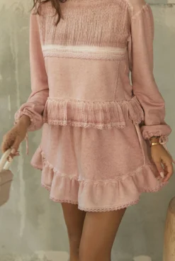 Outlet Mindy Tracksuit - A Delicate Set In A Pink Tint Women Sets