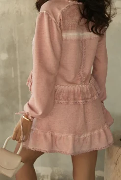 Outlet Mindy Tracksuit - A Delicate Set In A Pink Tint Women Sets