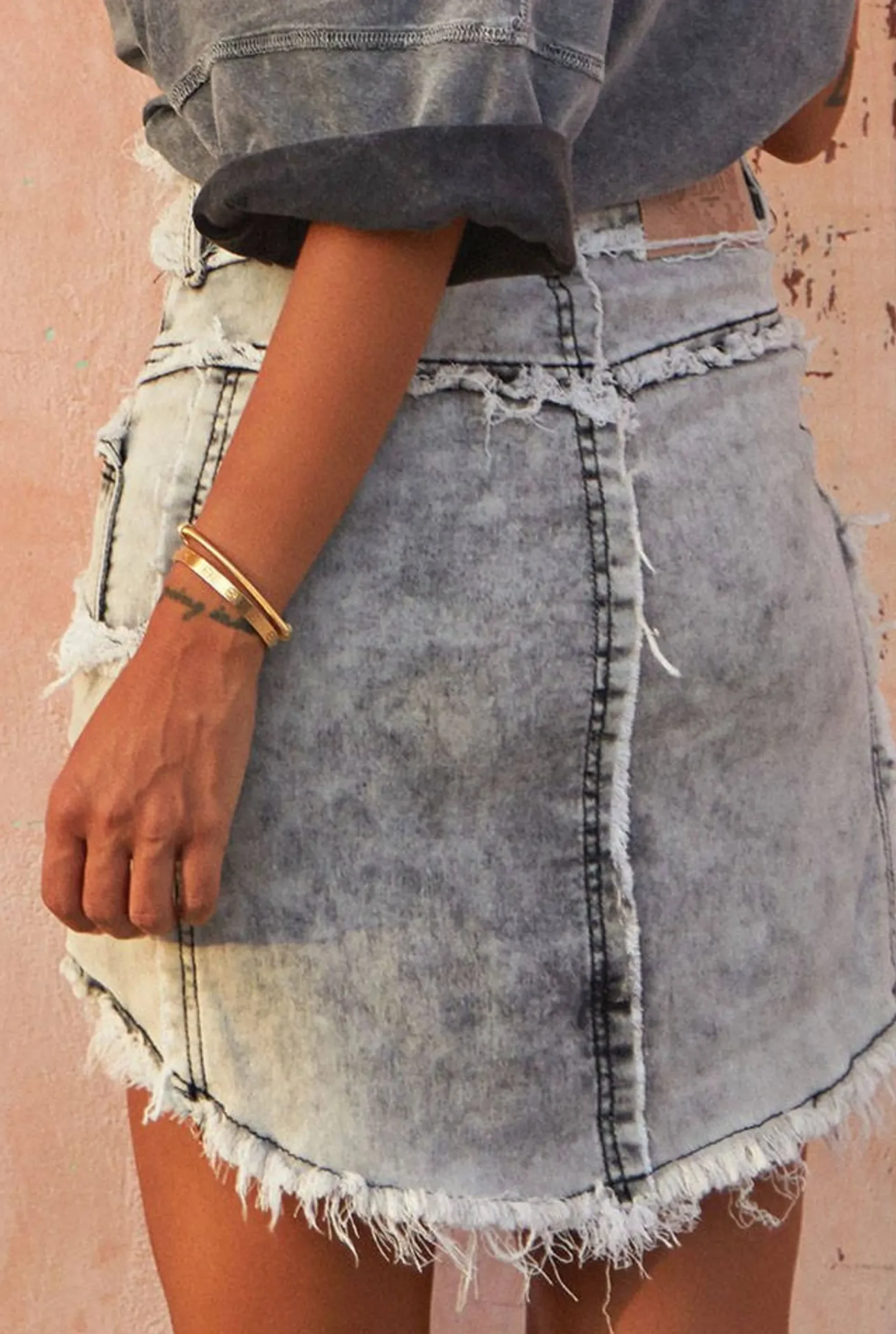 Best Moseka - Hip Skirt In Shades Of Gray Women Skirts