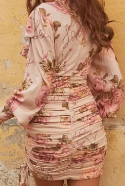 Best Sale Nina - Fitted Dress In Pastel Shades Women Wedding