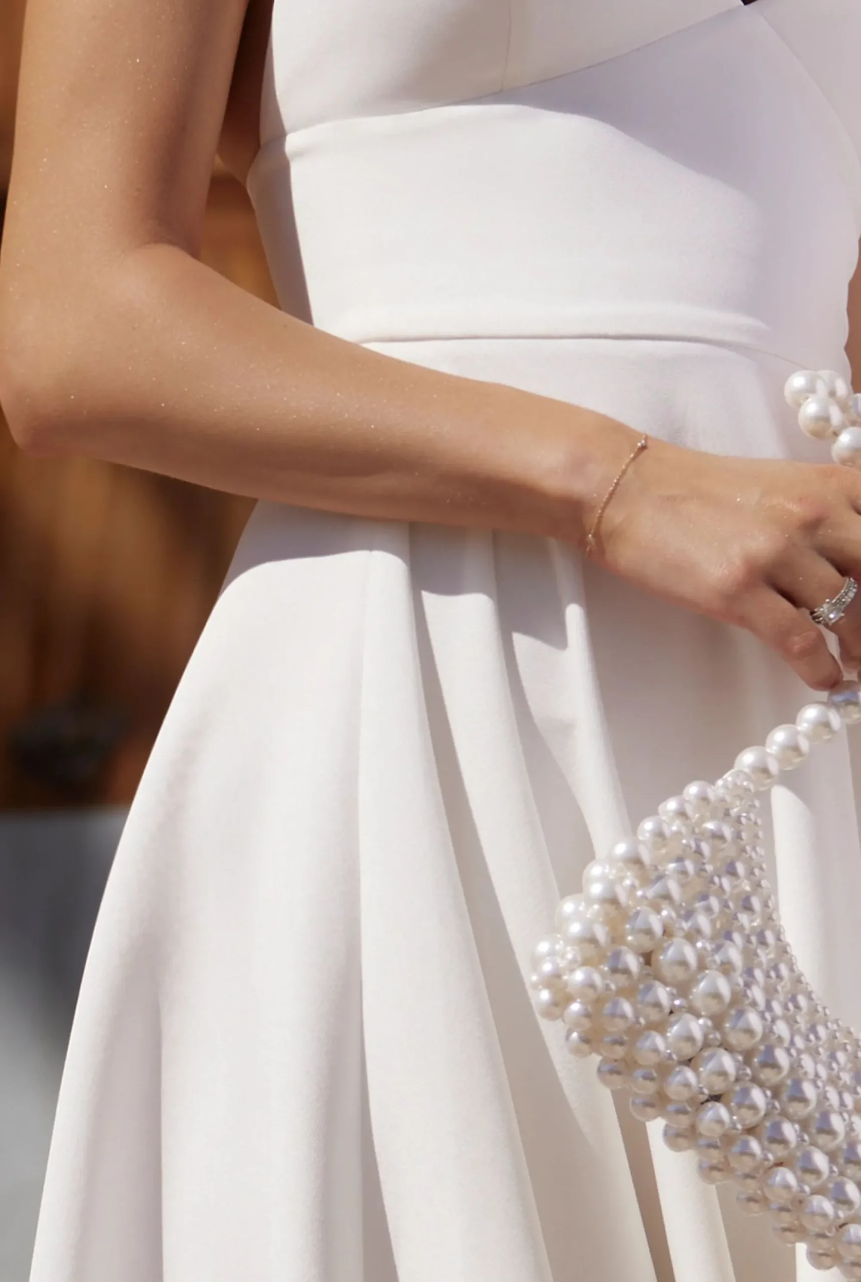 Online Ophelia White - Airy Midi Dress In A Shade Of White Women Wedding