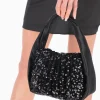 Shop Pegasus - Sequin Bag With A Satin Handle Women Bags