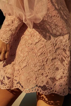 Cheap Peyton Pink - Lace Dress In A Pink Shade Women Wedding