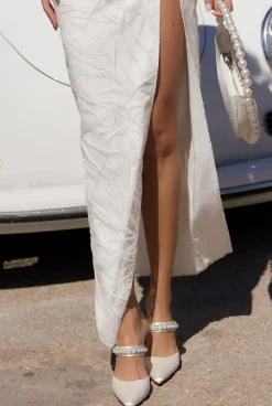 Best Roseane - Maxi Asymmetry In Broken White Women Wedding