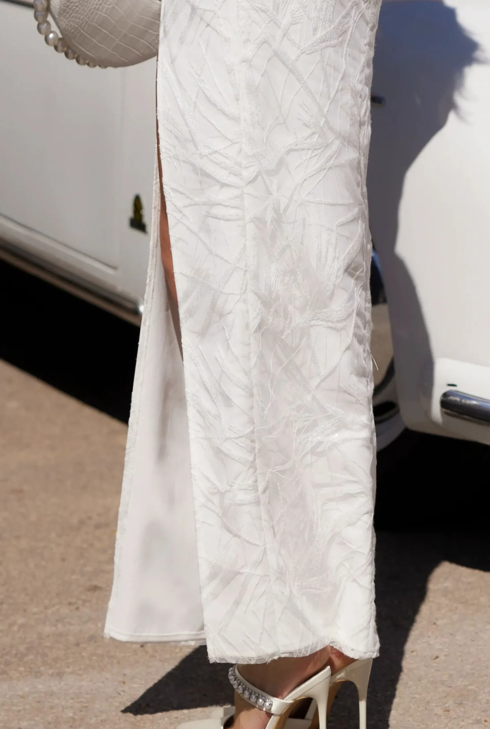 Best Roseane - Maxi Asymmetry In Broken White Women Wedding
