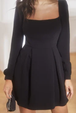 Cheap Sancha - Black Mini Dress Women Wedding