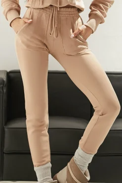 Cheap Stacy - Beige Tracksuit With Embroidery Women Tracksuits