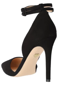 Cheap Terry - Black Suede Stilettos With Covered Toes Women Shoes