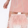 Flash Sale Uranus Pink - Handbag With Feathers On A Chain Women Bags