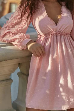 Cheap Uskaly - Mini Dress In Magical Pink Women Wedding