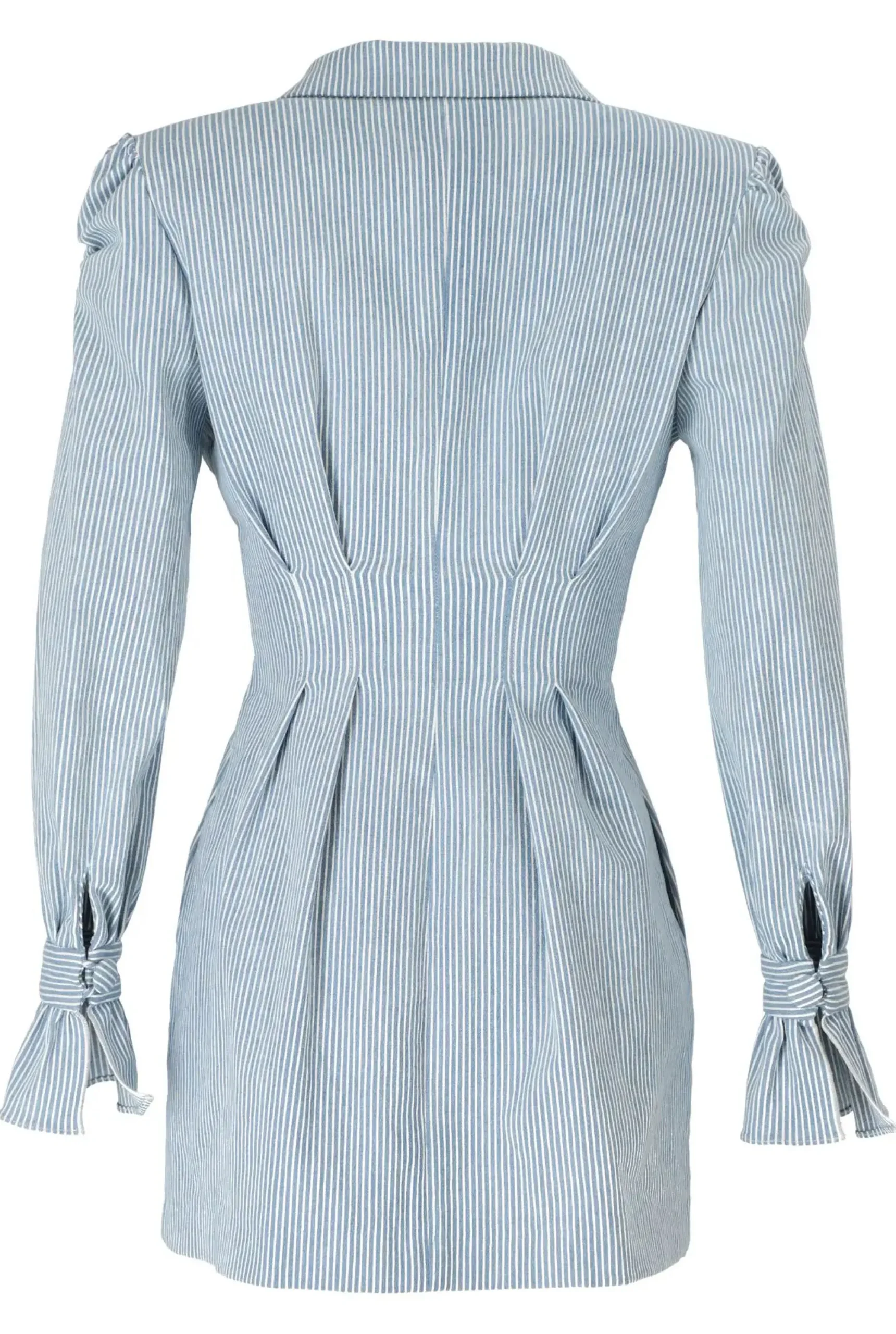 Hot Vari - Blue Denim Mini Dress With Neckline Women Wedding