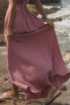 New Vernon - Asymmetrical Set In Dirty Pink Women Every Day