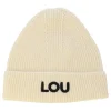 Cheap Winter Beanie With Lou Logo In Ecru Color Women Winter Hats