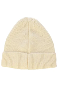 Cheap Winter Beanie With Lou Logo In Ecru Color Women Winter Hats